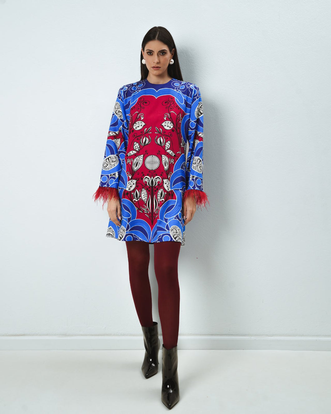 Blue Swan Mini Dress