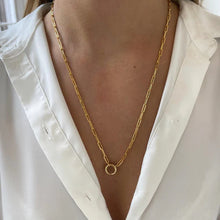 Load image into Gallery viewer, Base Medium Oval Necklace (55 cm)
