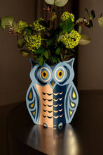 Load image into Gallery viewer, Night Owl Paper Flower Vase
