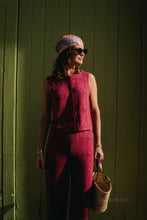 Load image into Gallery viewer, Silvy Crochet Top (Mauve wood)
