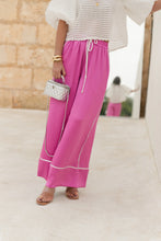Load image into Gallery viewer, Avril Wide Leg Trousers (Pink)

