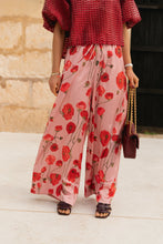 Load image into Gallery viewer, Avril Wide Leg Trousers (Pink/Red)
