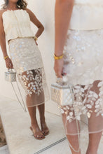 Load image into Gallery viewer, Cleo Sequined Skirt (Off-white)
