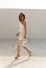Load image into Gallery viewer, Cleo Sequined Skirt (Off-white)
