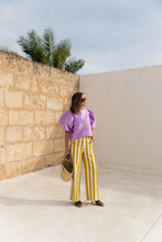 Load image into Gallery viewer, Gemma Pants (Ecru/lemon)
