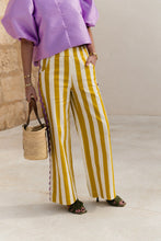 Load image into Gallery viewer, Gemma Pants (Ecru/lemon)
