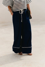 Load image into Gallery viewer, Avril Wide Leg Trousers (Navy)
