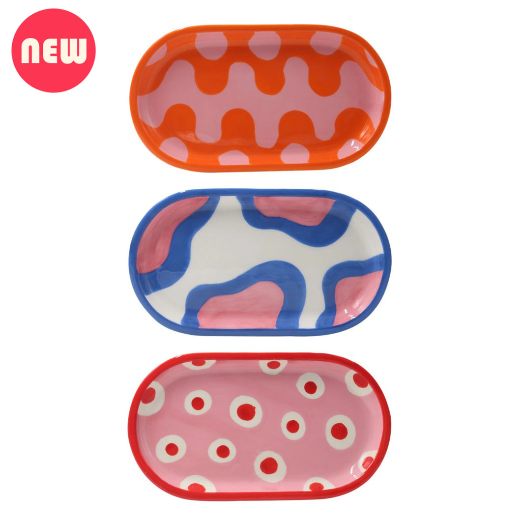 Marcela Ceramic Trays (3-pieces pack)