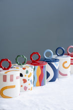 Load image into Gallery viewer, Veronica Ceramic Jar (Red Twist)

