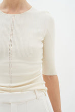 Load image into Gallery viewer, MiriosIW Rib Blouse (Vanilla)
