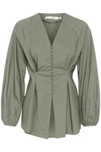 Load image into Gallery viewer, HelveIW Blouse (Olive)
