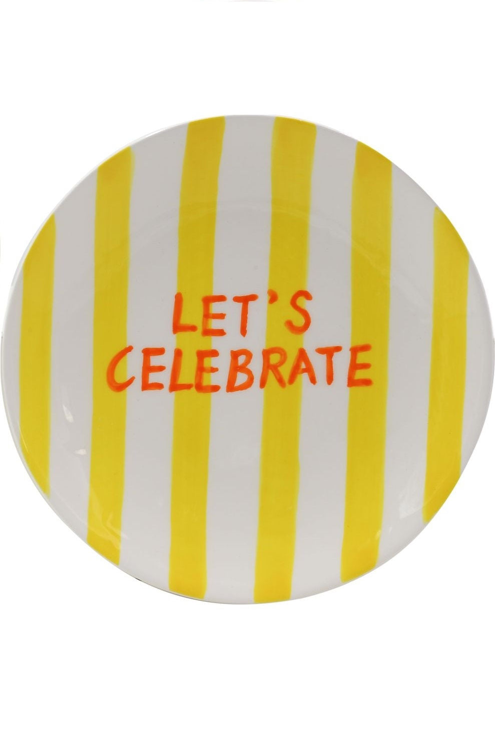 Diego Ceramic Plate (Let's Celebrate)