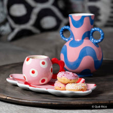 Load image into Gallery viewer, Juanita Ceramic Mug (Dancing Dots)
