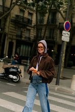 Load image into Gallery viewer, Aurora Suede Jacket (Brown)
