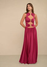 Load image into Gallery viewer, Salomi Dress (Magenta)
