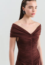 Load image into Gallery viewer, Alessandra Dress (Brown)
