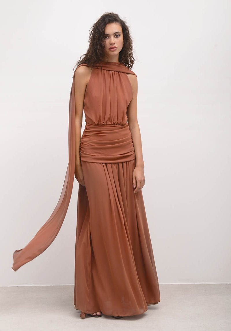 Francesca Dress (Cinnamon)