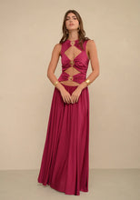 Load image into Gallery viewer, Salomi Dress (Magenta)
