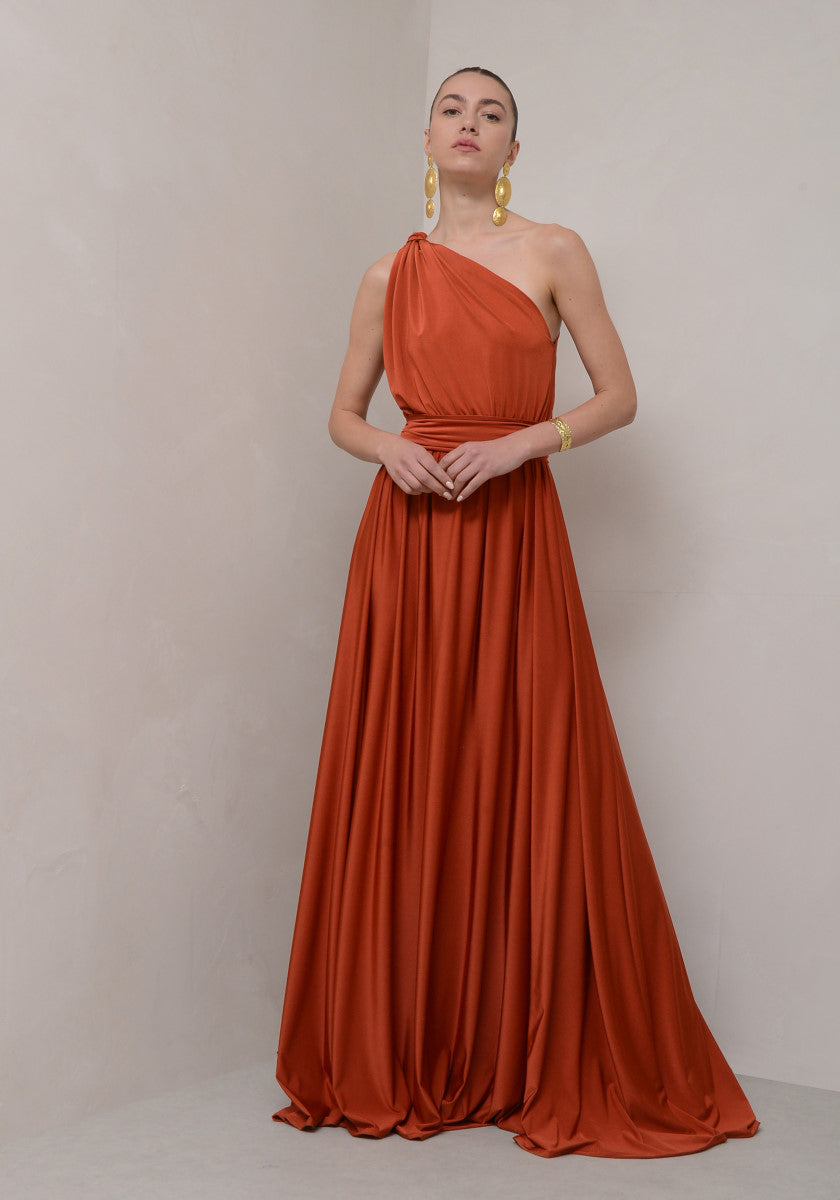 Artemis Dress (Burned Peach)