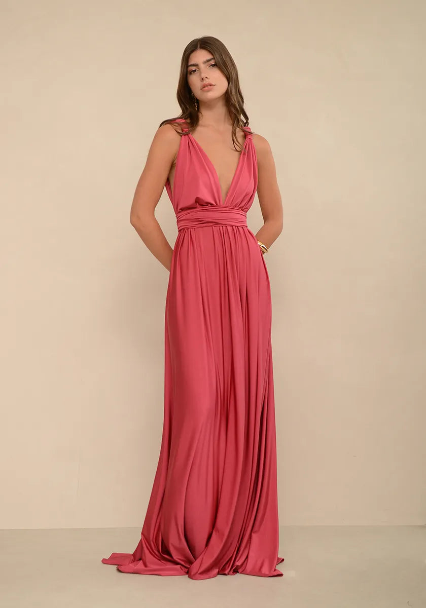 Crystal Dress (Dusty Fuchsia)