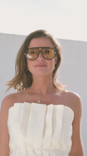 Load and play video in Gallery viewer, Bridget Bandeau Top (Ecru)
