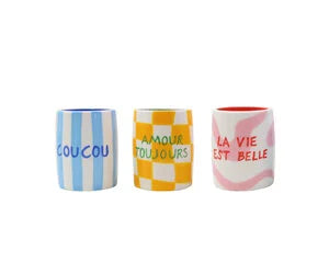 Elias Ceramic Mugs (3-pieces pack)