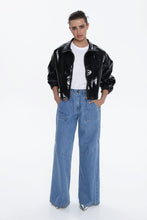 Load image into Gallery viewer, Madison Vinyl Jacket (Black)
