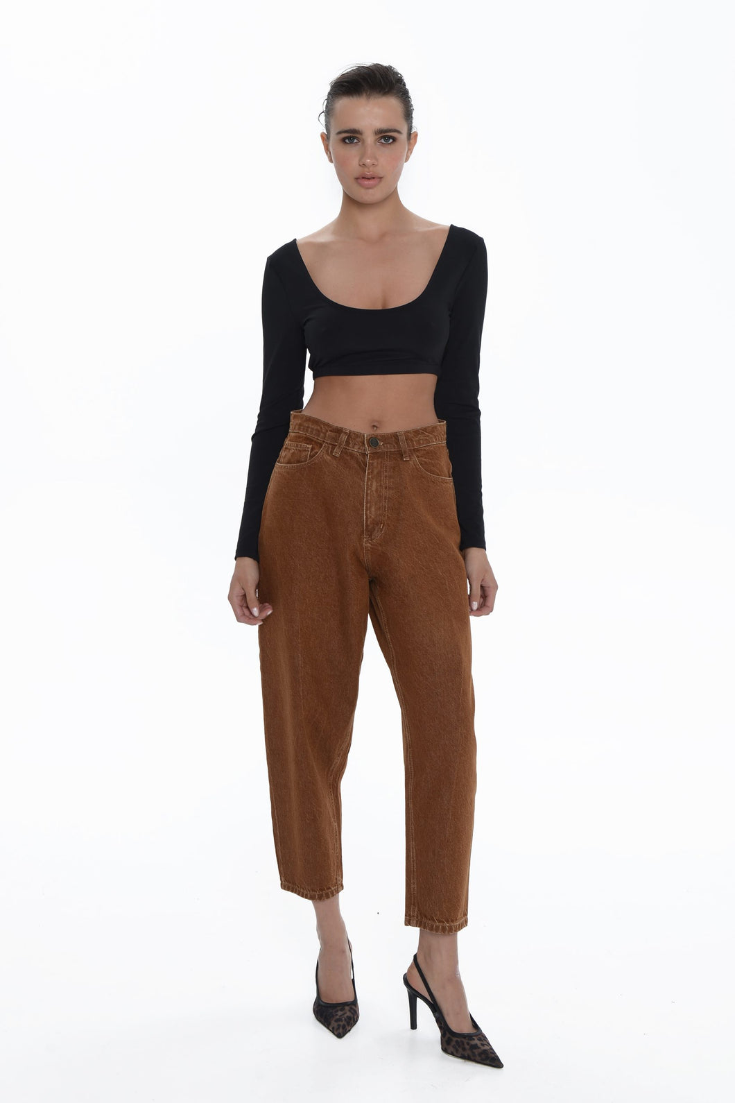 Lima Slouchy Denim (Camel)