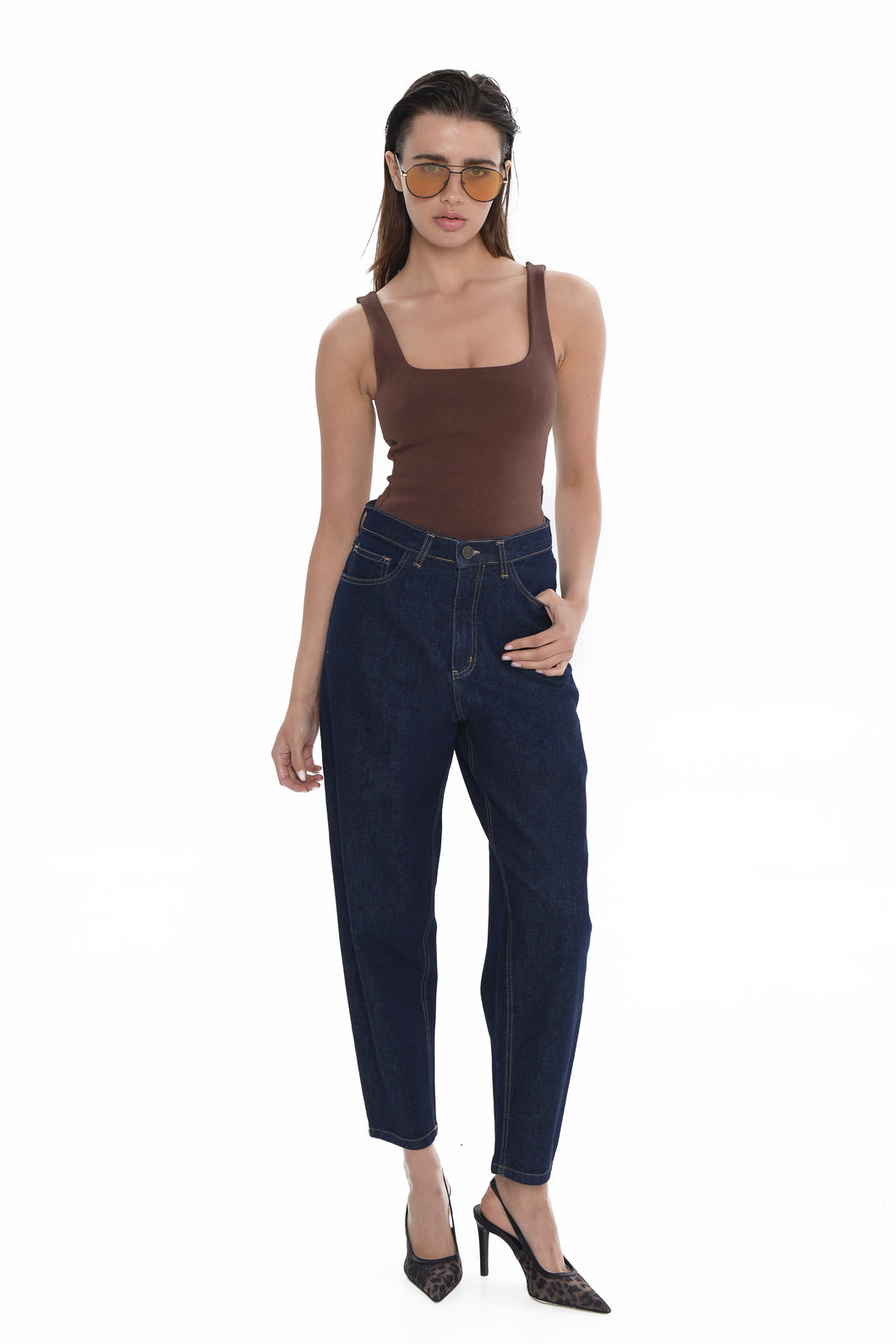 Lima Slouchy Denim (Ocean blue)