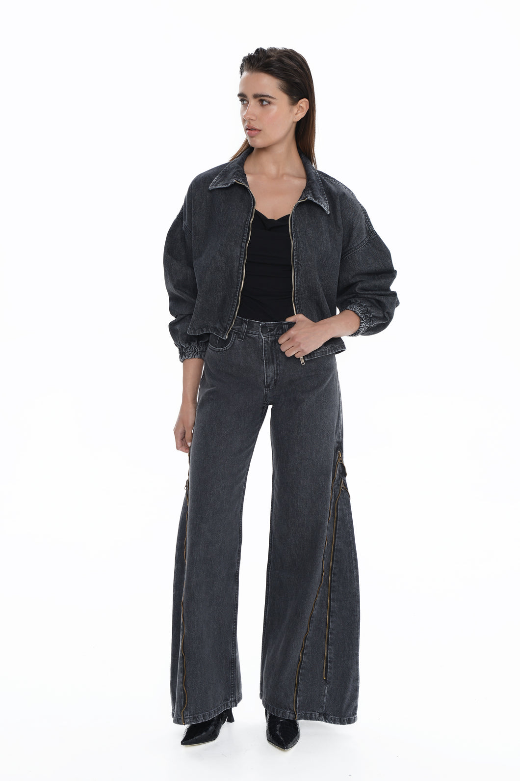 Madison Jacket (Stone Black)