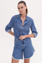 Load image into Gallery viewer, Olivia Bermuda (Mid Blue)
