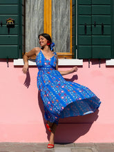 Load image into Gallery viewer, Zeta Dress (Blue Mexican)
