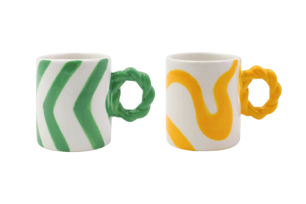 Rosario Ceramic Espresso Cups (2-pieces pack)