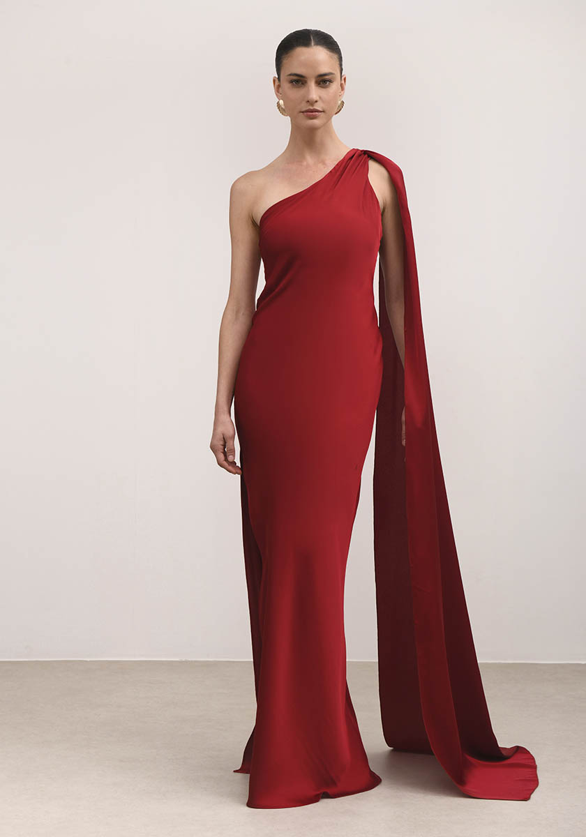Odette Dress (Red Wine)
