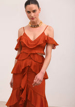 Load image into Gallery viewer, Volcano Dress (Sparkling Burned Peach)
