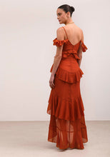 Load image into Gallery viewer, Volcano Dress (Sparkling Burned Peach)
