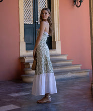 Load image into Gallery viewer, Katerina Dress (White/Green)
