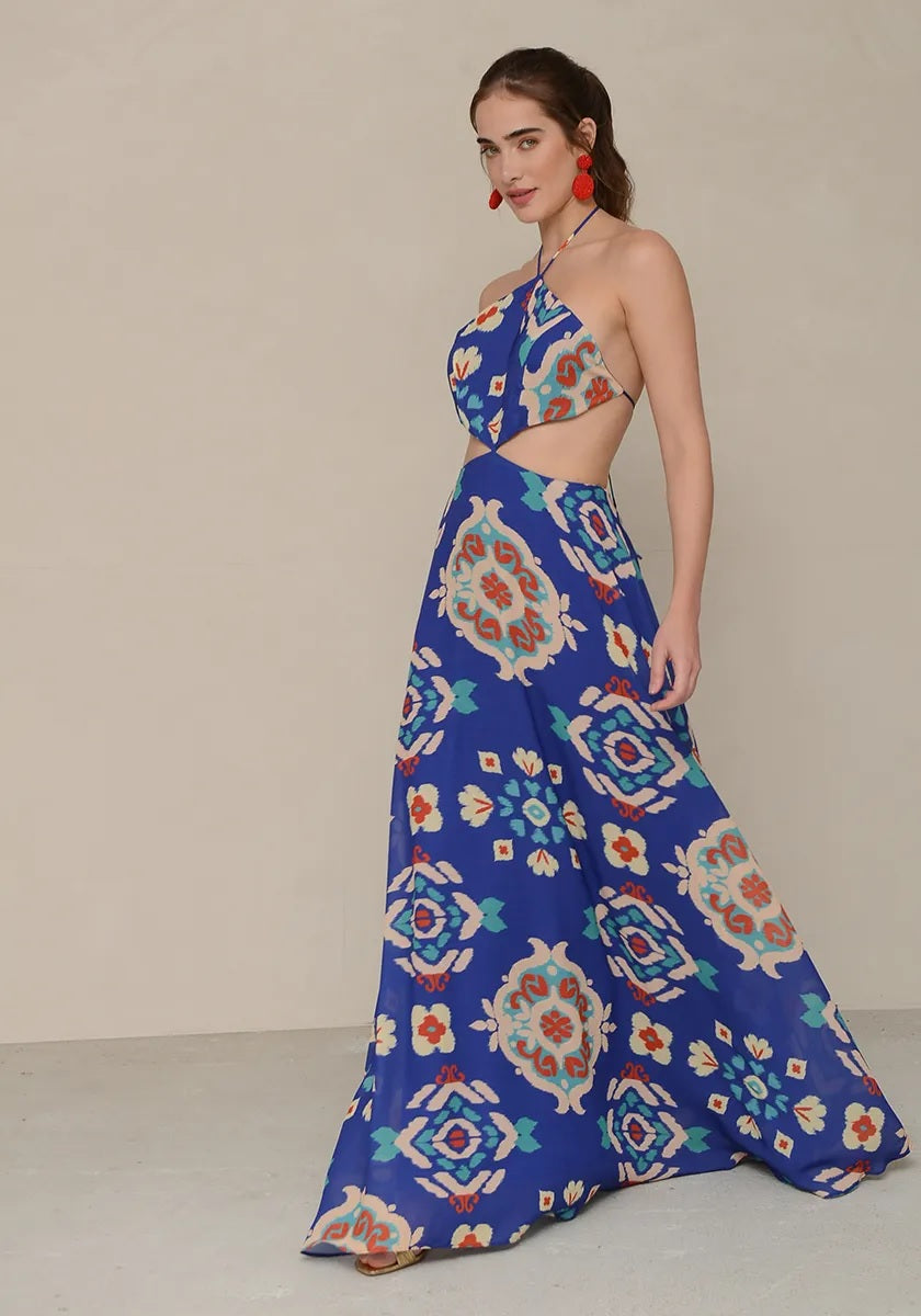 Amalfi Dress (Blue)