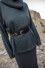Load image into Gallery viewer, Stary Eyes Leather Belt
