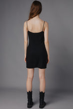 Load image into Gallery viewer, The Seam Mini Dress (Black)
