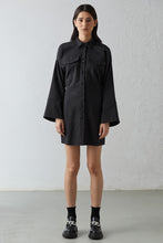 Load image into Gallery viewer, Bax Shirt Dress (Black)
