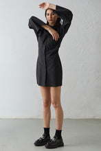 Load image into Gallery viewer, Bax Shirt Dress (Black)
