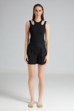 Load image into Gallery viewer, Icarus Cut Out Top (Black)
