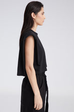 Load image into Gallery viewer, Rhea Cropped T-Shirt (Black)
